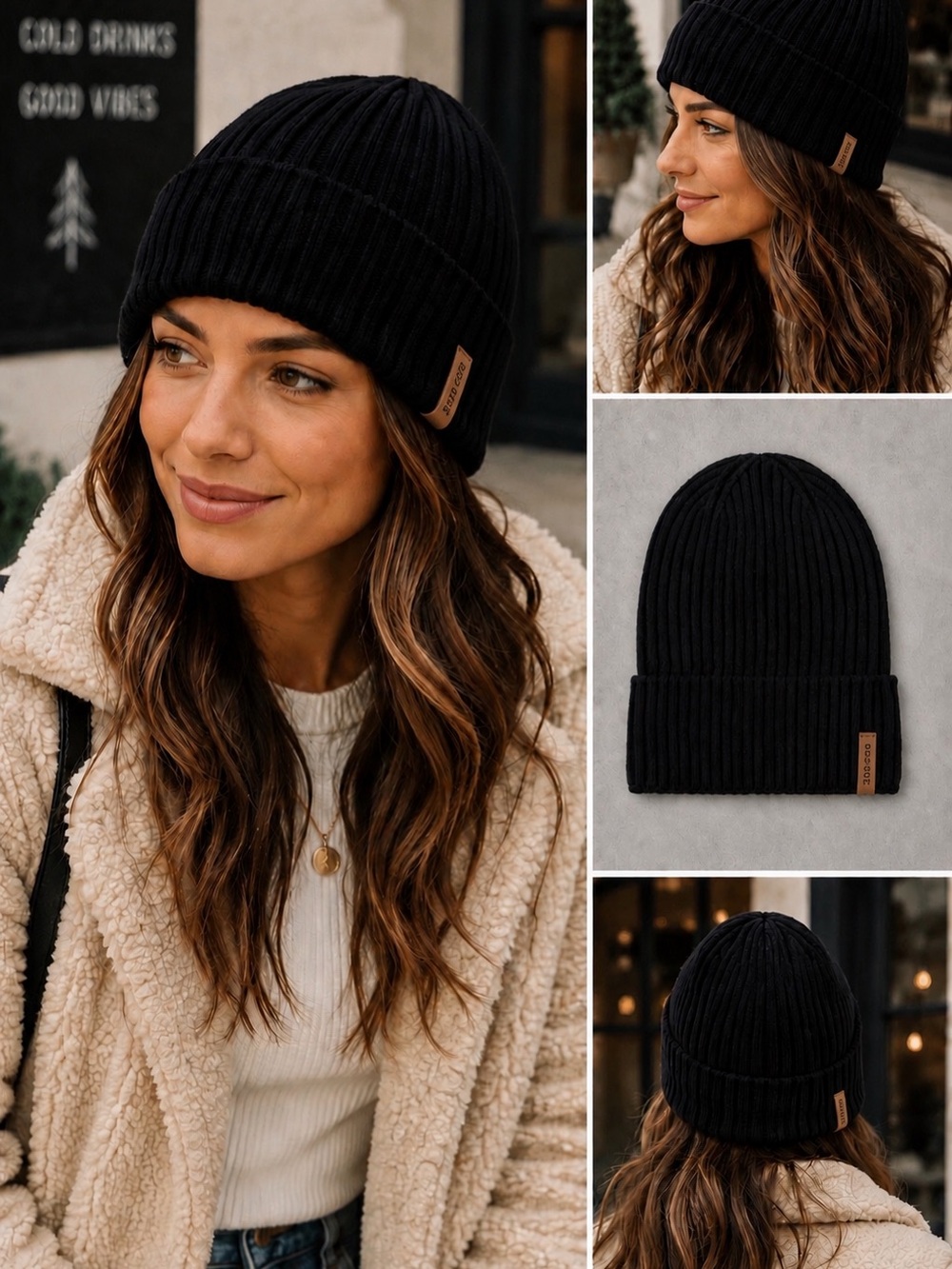 Creekstone Merino Wool Fleece Lined Beanie New